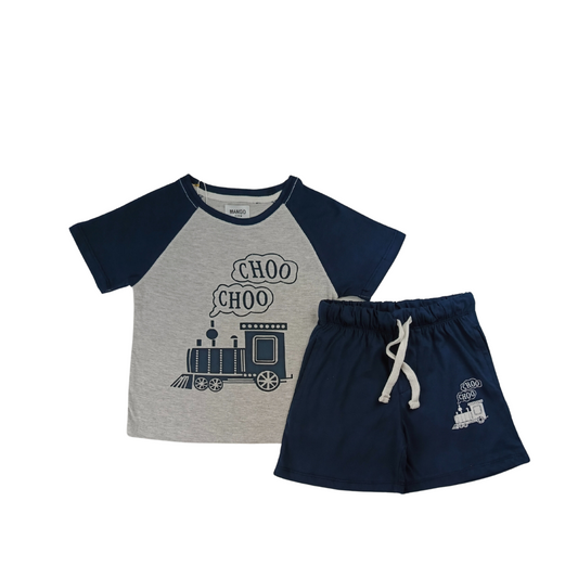 Grey/Blue Kids Niker Shirt