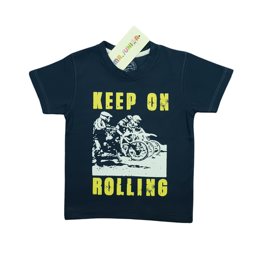 Keep On Rolling - Boys T-Shirt