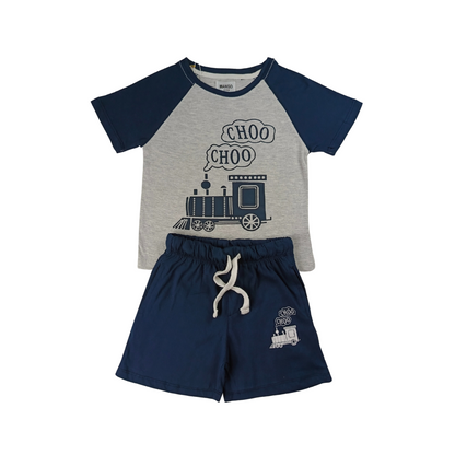 Grey/Blue Kids Niker Shirt