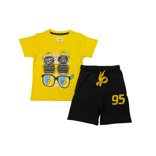 Yellow/Black Daddy Boy Niker Shirt