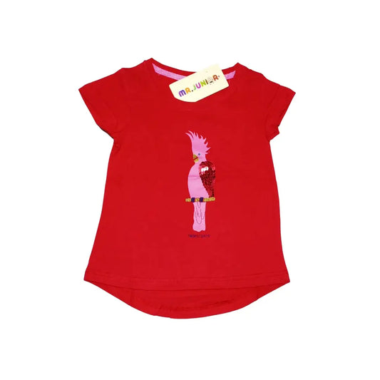 Candy Peekabu Girls Sequin Tee