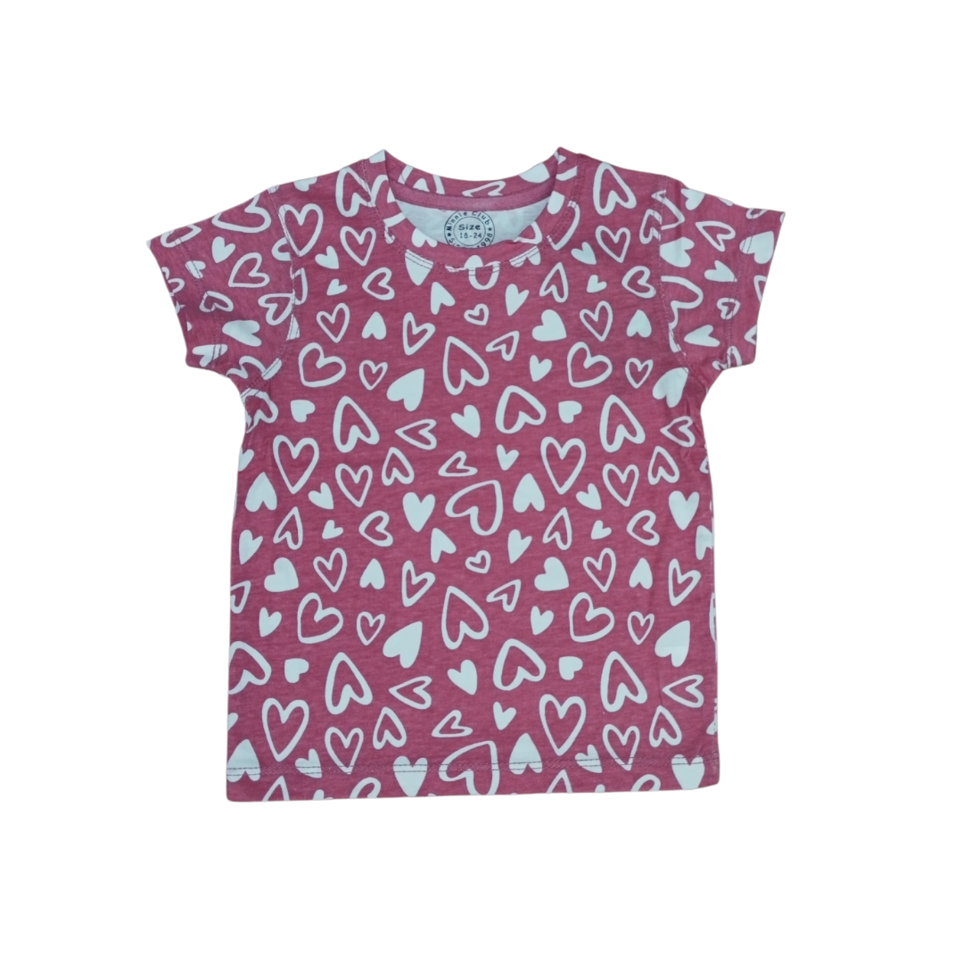 Pinkish Hearts Nightwear Unisex